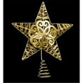 thumbnail image 1 of Winterland WL-TOPPERG-10-GO 10 in. Metal Glittered Gold Star Tree Topper, 1 of 1
