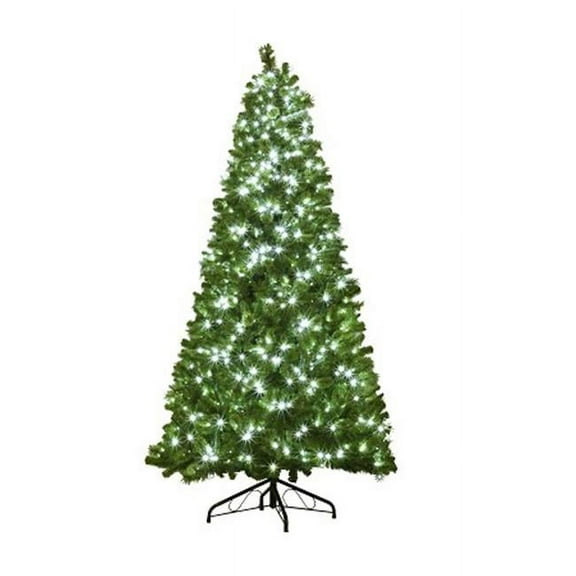 Winterland WL-TRBM-7.5-LPW 7.5 ft. Pre-Lit Pure White Mixed Blend Tree