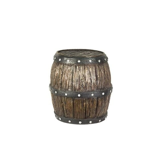 Winterland WL-WHBRL-18 18 in. Whiskey Barrell Planter - Natural
