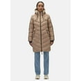 thumbnail image 1 of Marikoo Women's Winter Coat with Hood - Quilted, Long Puffer Jacket - Thigh-Length - Armasa, 1 of 9