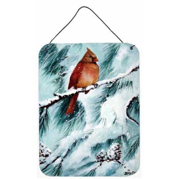 Winters Glory Redbird 2 Northern Cardinal Wall and Door Hanging Prints