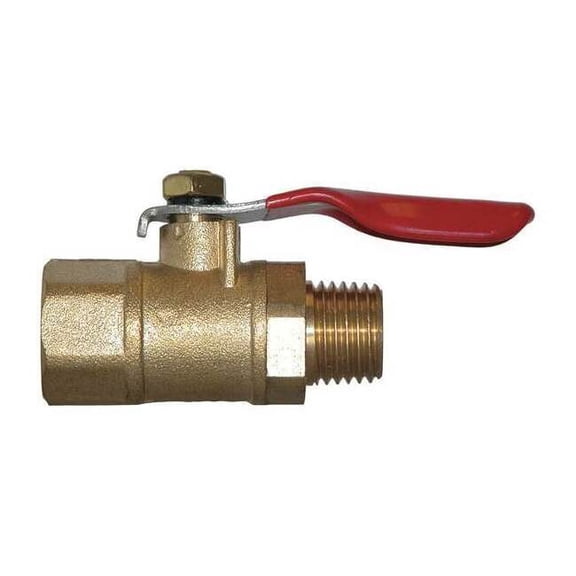 Winters Manual 2-Way Ball Valve,NPT,Forged Brass SMV500LF