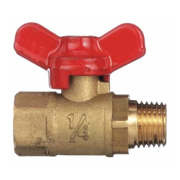 Winters Manual 2-Way Ball Valve,NPT,Forged Brass SMV532LF