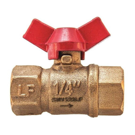 Winters Manual 2-Way Ball Valve,NPT,Forged Brass SMV533LF