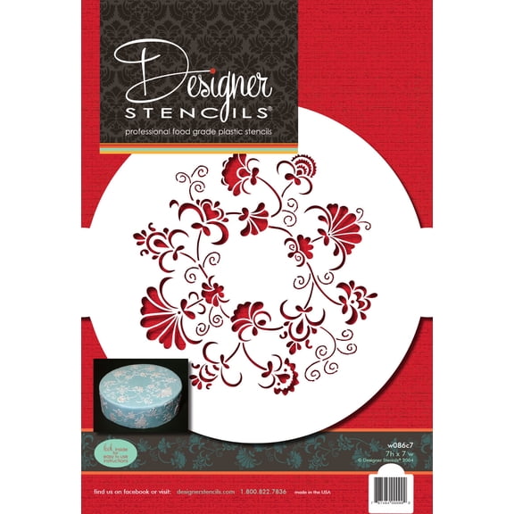 Winterthur Crewel Ring 7" by Designer Stencils