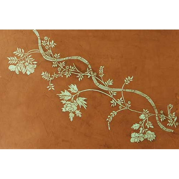 Winterthur Embossed Felicity Border Wall Stencil SKU #W036E by Designer Stencils