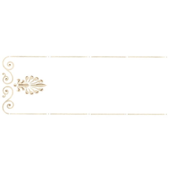 Winterthur Empire Stair Riser Wall Stencil SKU #W020 by Designer Stencils