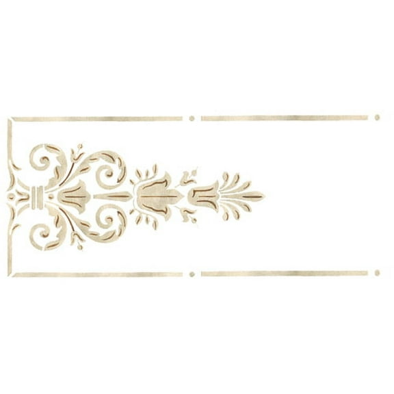 Winterthur Empire Stair Tread Wall Stencil SKU #W019 by Designer Stencils