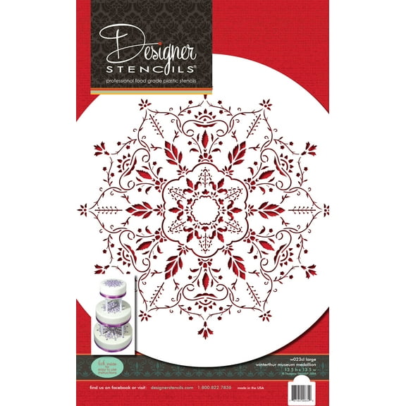Winterthur Medallion Large by Designer Stencils