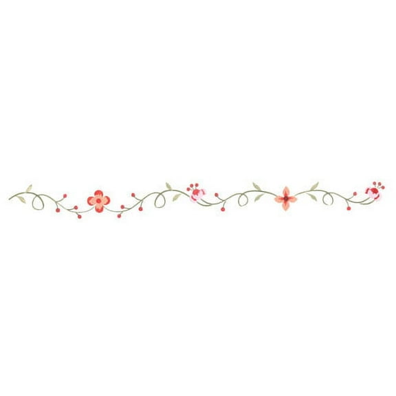 Winterthur Philadelphia Floral Border Wall Stencil SKU #W006 by Designer Stencils
