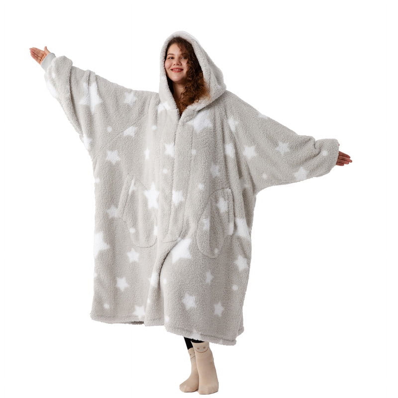Winthome Plus Sized Wearable Blanket Hoodie Oversized 6XL 5XL 4XL
