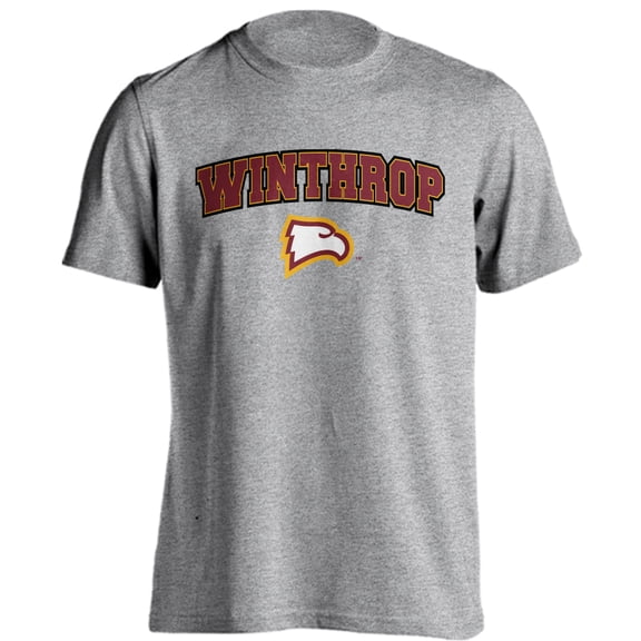 Winthrop University Eagles Classic Arch with Mascot Short Sleeve T-Shirt
