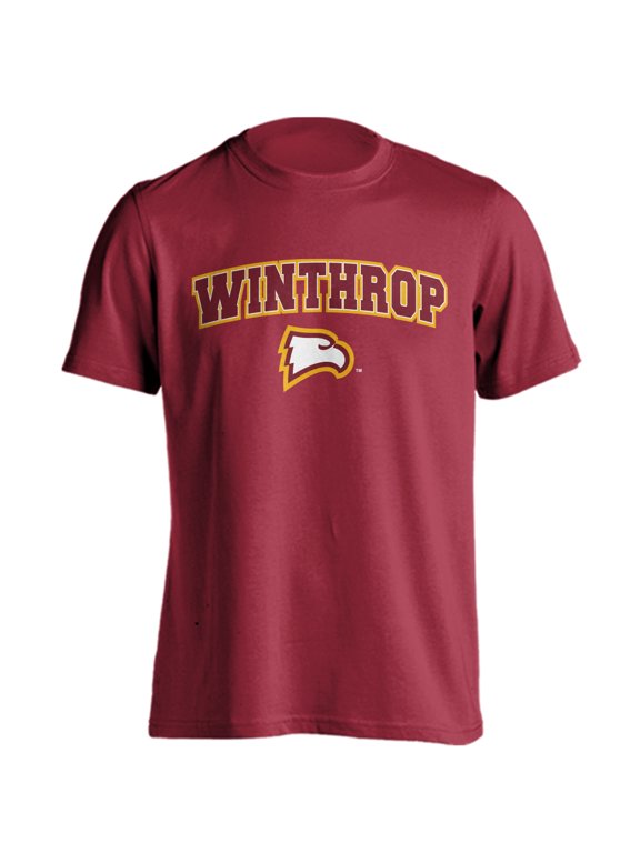 Winthrop University Eagles Classic Arch with Mascot Short Sleeve T-Shirt