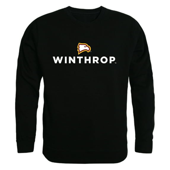 Winthrop University Eagles College Crewneck Sweatshirt - Black, XX-Large