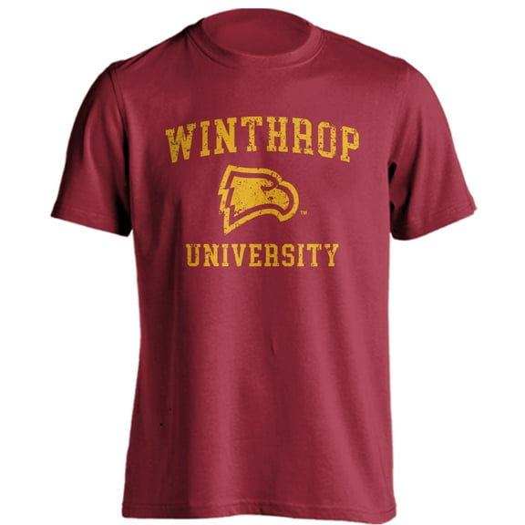 Winthrop University Eagles WU Distressed Retro Short Sleeve T-Shirt