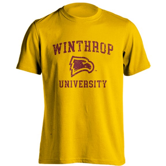 Winthrop University Eagles WU Distressed Retro Short Sleeve T-Shirt