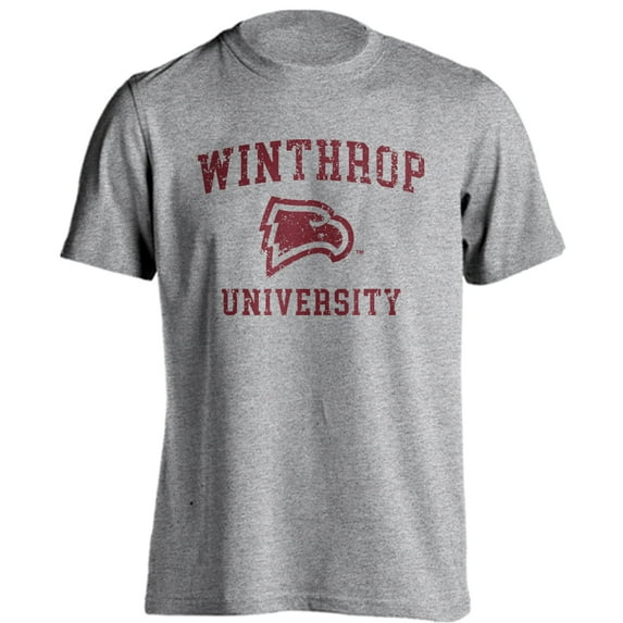 Winthrop University Eagles WU Distressed Retro Short Sleeve T-Shirt