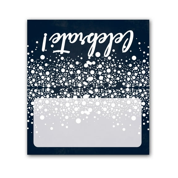 Wintry Name Tent Cards – 3.5×4”- Unfolded, 3.5×2”- Folded, 25 Cards – B77518
