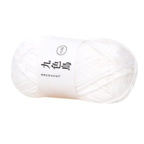 Winty Acrylic Yarn,Crochet & Knitting Yarn for Beginners with Easy-To-See Stitches,Bamboo Charcoal Cotton Baby Line Fine Wool Crochet Diy Children Cotton Yarn