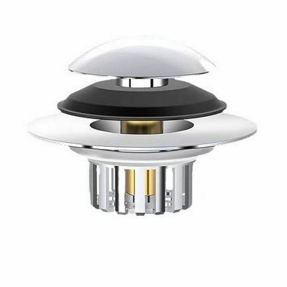 Winty Bathroom Products,1 Bounce Core,2025 Upgrade Bathtub Drain Stopper Tub Drain Plug and Cover for 1.451.8In Drain Hole Drain Hair Catcher and Cover Anti Clogging Bathtub Drain Plug Tub Stoppers