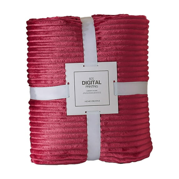 Winty Bed Blankets,Plush Fuzzy Large Fleece Throw Blanket,Super Soft and Warm Throw Blanket for Couch, Sofa and Bed Cozy, Fuzzy and Lightweight,70X100Cm