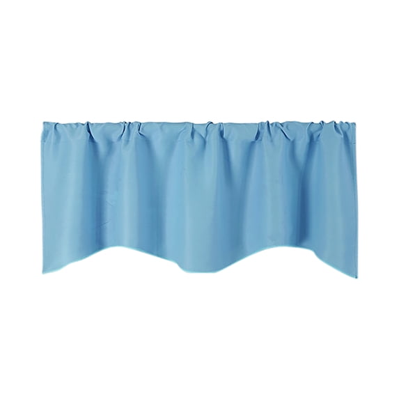 Winty Blackout Curtains,Living Room Curtains,Door Curtain Kitchen Shading Window Curtain Solid Color Pocket Fan Shaped Curtain Short Curtain 52 X 18 Inches,Tiers & Valances