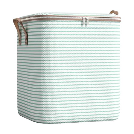 Winty Clothes Storage,Cloth Storage Bins Organizer with Lids,Large Clothes Organizer, Closet Organizer with Reinforced Handle Thick for Comforters, Blankets and Bedding with Sturdy Zipper