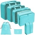 thumbnail image 1 of Winty Clothes Storage,Cloth Storage Bins Organizer with Lids,Packing Cubes for Travel 7Pcs Travel Cubes Set Foldable Suitcase Organizer Lightweight Luggage Storage Bag, 1 of 5
