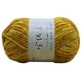 thumbnail image 1 of Winty Crochet Yarn,Medium Weight Yarn,Gold Velvet Chenille Medium Thick Wool Thread Diy Crochet Sweater Scarf Line,Cotton Yarn, 1 of 2
