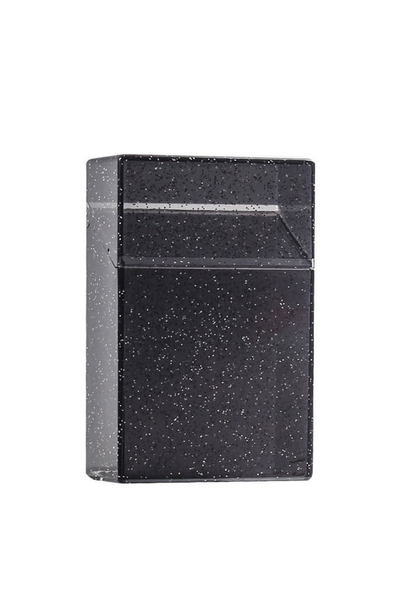 Home Textile Storage,1X Cigarette Case,Transparent Box Color Powder Box Transparent Flash Unisex Personality Fashion Portable Box