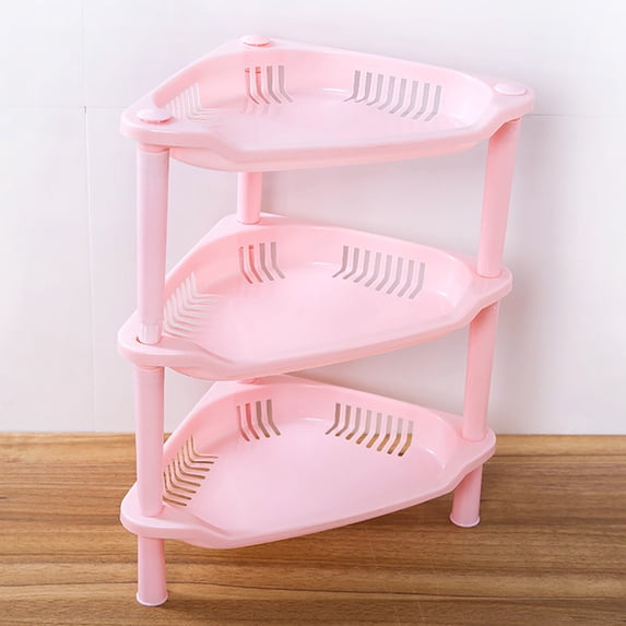 Winty Home Textile Storage,3 Tier Plastic Corner Organizer Bathroom Caddy Shelf Kitchen Storage Rack Holder,Storage Case