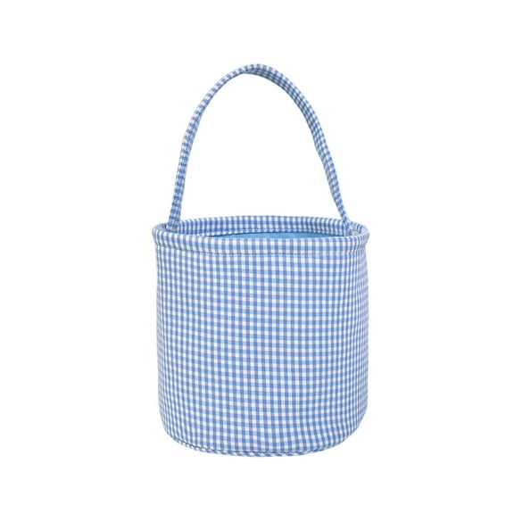 Winty Home Textile Storage,Candy Bag Cloth Bag*1,Halloween Gingham Tote Basket New Jute Canvas Bucket Halloween Decoration