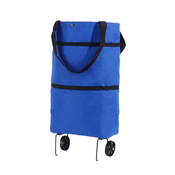 Winty Home Textile Storage,Protable Shopping Trolley Bag with Wheels Foldable Cart Rolling Grocery Handbag,Storage Case