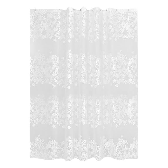 Winty Shower Curtain,Shower Liner,Fabric Shower Curtain Or Polyester Soft Cloth & Hotel Quality Machine Washable White Shower Curtain Liner for Bath Tub,Bathroom Curtains 200x180cm
