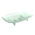 thumbnail image 1 of Winty Soap Travel Case,Soap Dish,Soap Box Rack Draining Soap Box Toilet Non Punching Soap Storage Rack Boat Shape Soap Holder Soap Dish Self Draining for Bathroom Shower,Soap Holder, 1 of 9