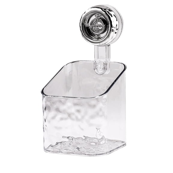 Winty Storage Bin,Storage Containers,2024 Shower Caddy Light Luxury Glacier Pattern Suction Cup Shelf Shower Dispenser Soap Organizer Bathroom Removable Shower Basket (D*1Pcs),Storage Basket