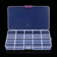 thumbnail image 1 of Winty Storage Bin,Storage Containers,Plastic 15 Slots Adjustable Jewelry Storage Box Case Craft Organizer Bead B,Storage Basket, 1 of 5