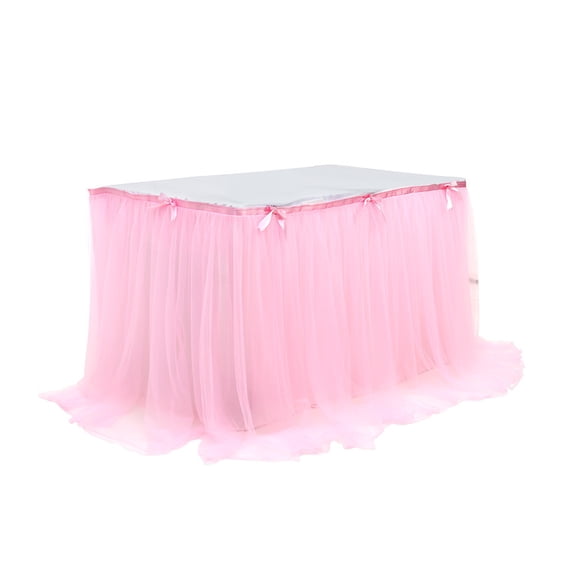 Winty Tablecloths,Table Cloth Cover,Table Skirt Wedding Birthday Party Dessert Table Decoration Tulle Table Skirt,Table Cover