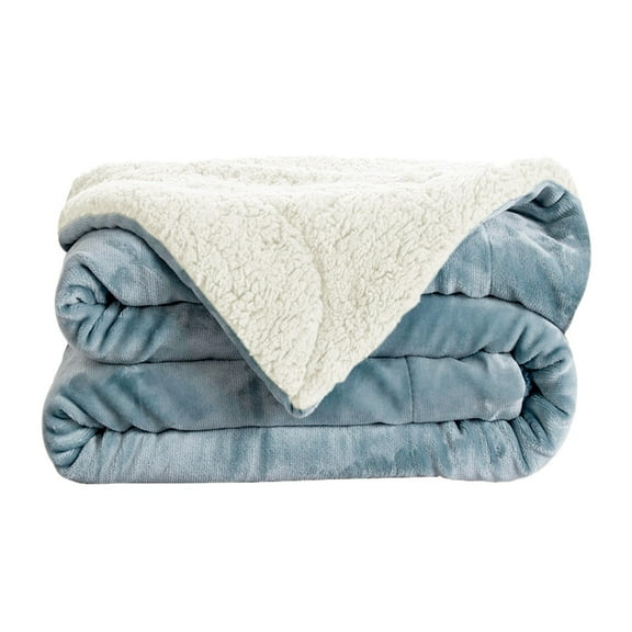 Winty Throw Blankets,Quilts,Eveluo Thickened Flannel Lamb Wool Composite Blanket Double Blanket Leisure Blanket Gift Blanke,Bed Blankets
