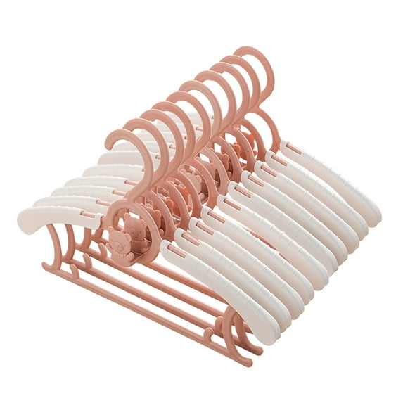 Winty Clothing Hangers,Skirt Hanger,10 Hangers for Children'S Clothes, Increasing, Space Saving, Non-Slip, for Babies,Pants Hangers