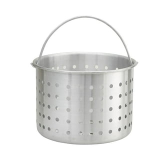  Operitacx Food Steamer Stainless Steel Stock Pot Steamer Basket  Perforated Basket Boiling Basket for Boiling and Steaming Oysters Crab  Crawfish and More Stock Pot Insert: Home & Kitchen