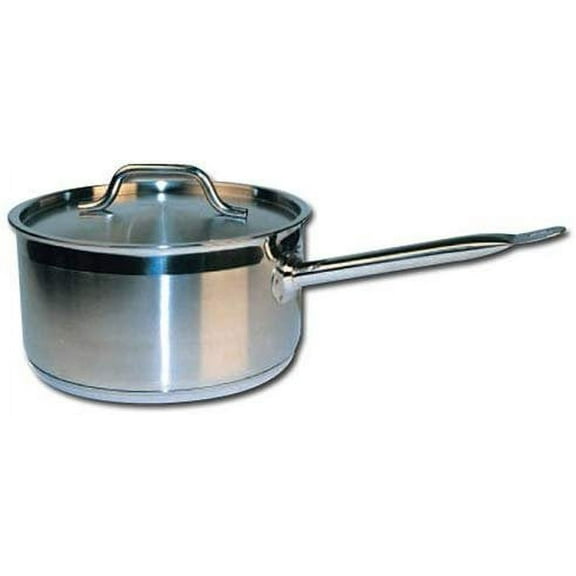 Winware Stainless Steel 10 Quart Sauce Pan with Cover