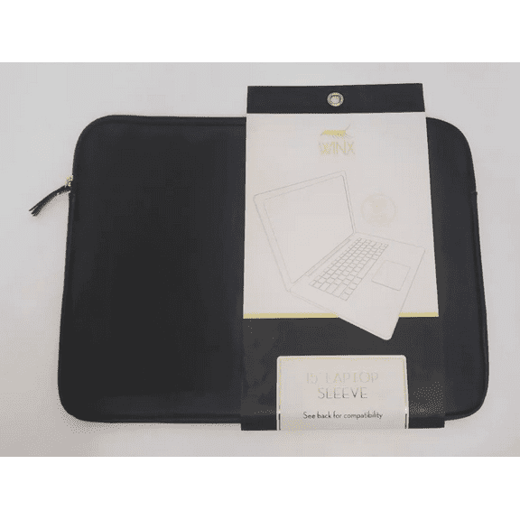 Winx Black 15 Inch Laptop Sleeve Fresh Feminine Design