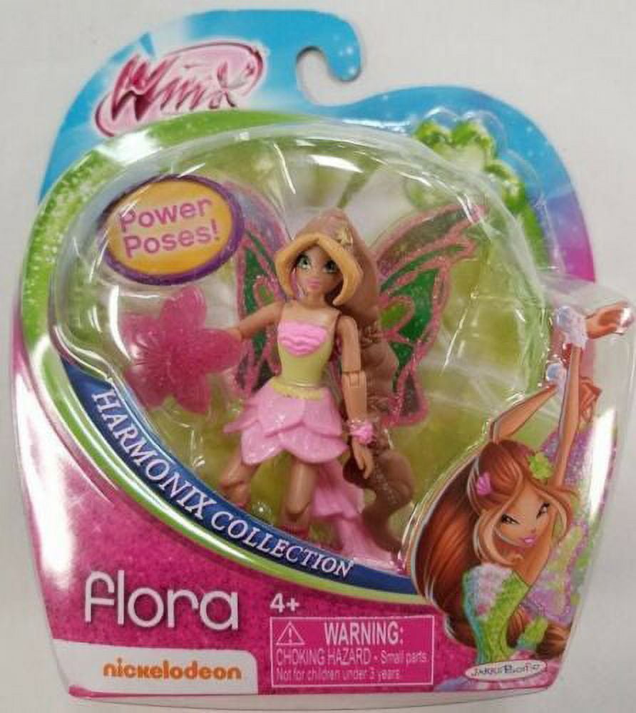 Poupée Winx - Rocco Giocattoli - Flora - 23 cm - 3 paires d'ailes