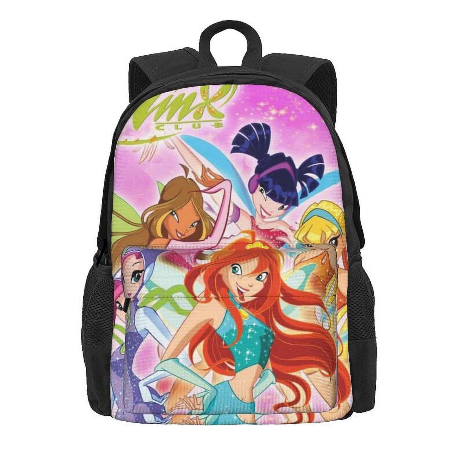Winx Club Backpack, Lightweight Casual School Backpacks Bags Book