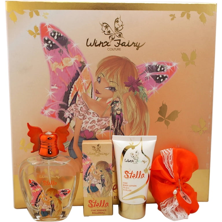 Stella Chic Essence By Winx Fairy Couture For Kids - 4Pc Gift Set