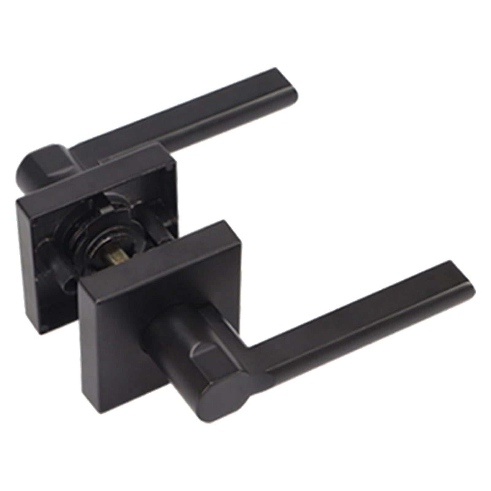 Winyuyby 1 Set American Door Lock 3Lever Type Passage Lever Door Handle Lock for Hall for Right