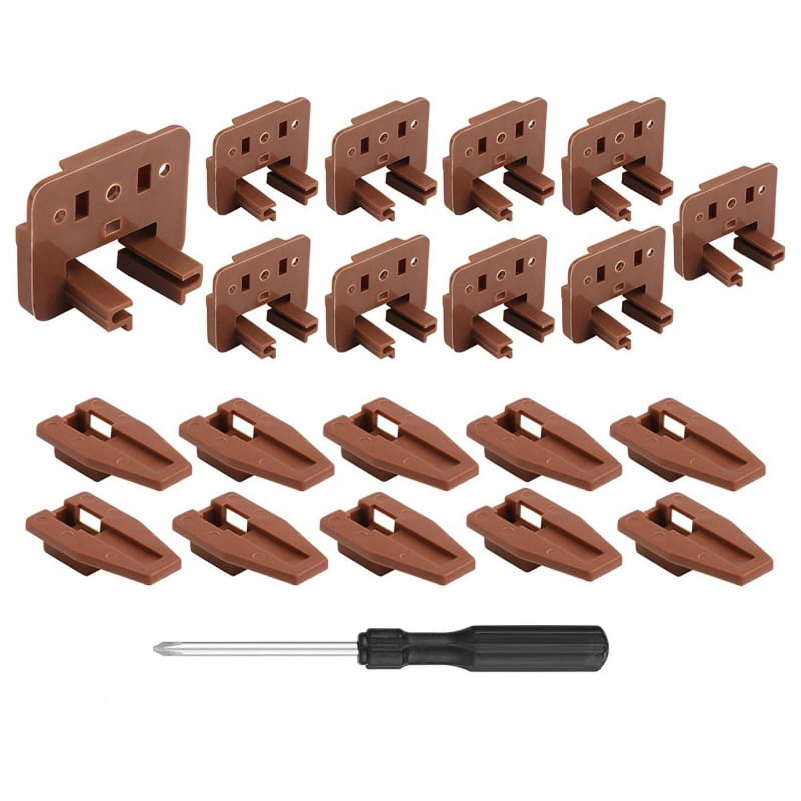 Winyuyby 10Sets Drawer Slides Center Mount Dresser Drawer Slides with