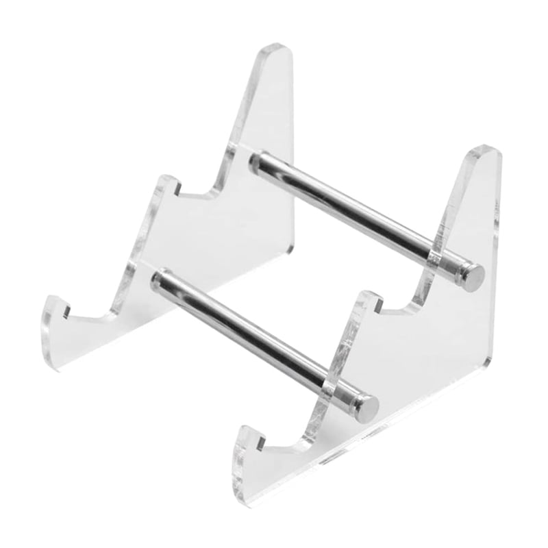 Winyuyby 2Tier Keyboard Display Stand Clear Acrylic Tablet Stand