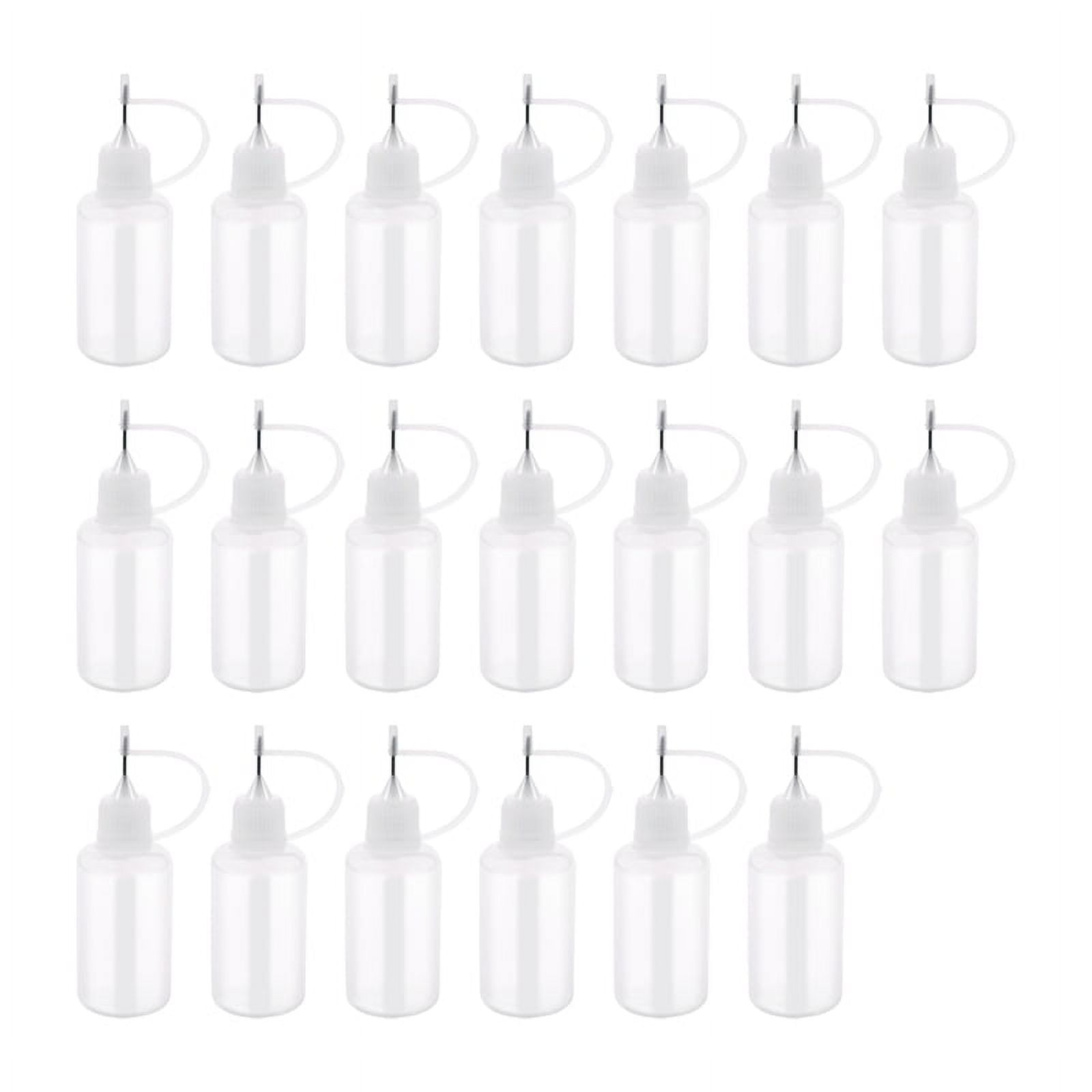 Winyuyby 20 Pcs Precision Tip Applicator Bottle, Empty Applicator Glue